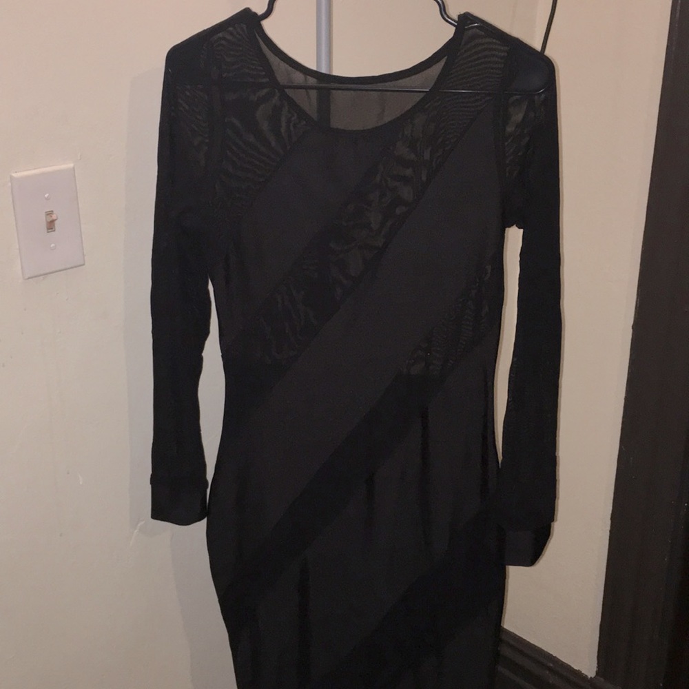 Sheer Black Dress